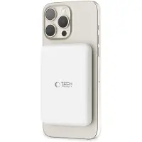 TechProtection Life MagSafe Draadloze Powerbank 5000 MAh Wit