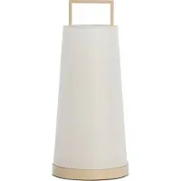 Light & Living Japandi tafellamp Fyon Ø 20cm crème met wit