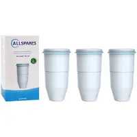 Allspares Waterfilter (3x) geschikt voor alle Zerowater Waterkannen Vervangingsfilter voor o.a. ZW-5317, ZR-017