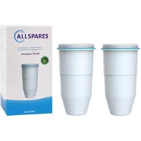 Allspares Waterfilter (2x) geschikt voor alle Zerowater Waterkannen Vervangingsfilter voor o.a. ZW-5317, ZR-017