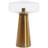 Light & Living Tafellamp Pleat Goud Ø 30cm