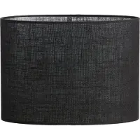Light & Living Kap ovaal recht smal 30-15-25 cm SENDAI zwart
