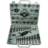 BRÜDER MANNESMANN M53245 Schroefdraadsnijderset 45-delig Metrisch M6, M8, M10, M12, M14, M16, M18, M20, M22, M24