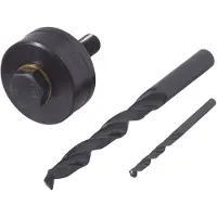 Wolfcraft - Gatsnijderset voor kranen - Ø 35 mm - keukenkraan spoelbak installeren - 3 delig - 8925000