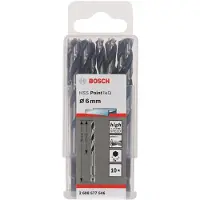 Bosch 2608577546 PointTeQ HSS Metaal-spiraalboor 10-delig 6 mm DIN 338 1 stuk(s)