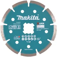 Makita E-02076 E-02076 Diamanten doorslijpschijf 125 mm 1 stuk(s) Beton, Graniet, Marmer