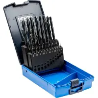 PFERD TOOLS 25203701 SET SPB DIN 338 HSSG N 1-10 STEEL 19 Staal Metaal-spiraalboorset 19-delig 1 mm, 1.5 mm, 2 mm, 2.5 mm, 3 mm, 3.5 mm, 4 mm, 4.5 mm, 5 mm,