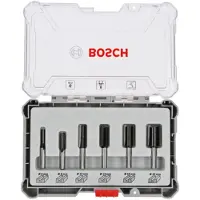 Bosch 8-delige rechte freesset - schachtdiameter 8 mm