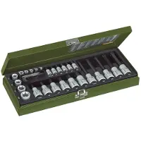 Proxxon 23103 Dopsleutelset 1/2 (12,5 mm), 1/4 (6,3 mm) 29-delig