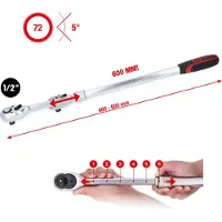 Ks Tools 914.1205 914.1205 Omschakelratel 1/2 600.0 mm