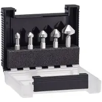 Wiha 28027 Kegelverzinkboorset 5-delig 6.3 mm, 8.3 mm, 10.4 mm, 12.4 mm, 16.5 mm HSS 1/4 (6.3 mm) 1 set(s)