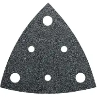 Fein 63717236010 Deltaschuurpapier Met klittenband, Geperforeerd Korrelgrootte (num) 40 Hoekmaat 80 mm 35 stuk(s)