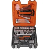 Bahco Jeu de douilles 1/4 po et 1/2 po 106 pcs S106