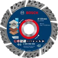 Bosch 2608900660 EXPERT Diamantdoorslijpschijf - MultiMaterial - 125 X 22,23 X 2,2 X 12mm