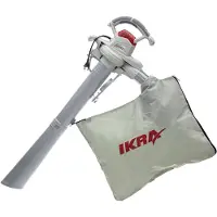 Ikra Bladzuiger + bladblazer, Elektrische bladzuiger IEBV 3200 (blazen, zuigen, versnipperen) (Elektrische stroom, Bladblazer, Bladzuiger, Vacuüm en ventilator)