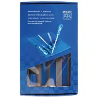 PFERD TOOLS 11801532 Werkplaatsvijlenset kap 2 in PVC-roltas incl. kartonnen doosje Lengte 200 mm 1 stuk(s)
