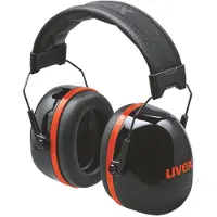 Uvex K30 - Opvouwbare ruiswerende hoofdtelefoon 36dB zwart