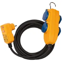 Brennenstuhl 1168720010 PRCD-verlengkabel PRCD Geel IP54