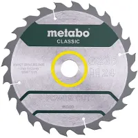 Metabo 628677000 Cirkelzaagblad 235 x 30 x 2 mm Aantal tanden: 24 1 stuk(s)