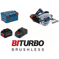 Bosch GKS 18V-68 GC Accu cirkelzaagmachine C&G in L-Boxx met 2 x 5,5Ah accu's - 06016B5130