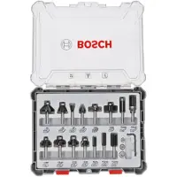 Bosch 2607017471 15-delige Frezenset in cassette - 6mm