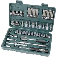 BRÜDER MANNESMANN M29165 Dopsleutelset Metrisch 1/4 (6,3 mm) 65-delig