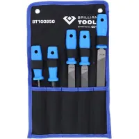 BRILLIANT TOOLS BT100950 Vijlen set, 5-delig Lengte 25 cm 1 stuk(s)