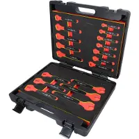 Ks Tools Steeksleutelset met isolatie, 18-delig 118.1500