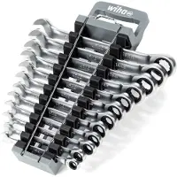 Wiha 44665 Ring-steeksleutelset 12-delig Sleutelbreedte (metrisch) 8 - 19 mm