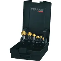 RUKO A102152TRO Kegelverzinkboorset 6-delig 6.3 mm, 8.3 mm, 10.4 mm, 12.4 mm, 16.5 mm, 20.5 mm HSS TiN 1 set(s)