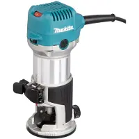 Makita RT0702CX2J - Freesmachine, bovenfrees, trimmer in Mbox- Zilver - 710W - 8mm
