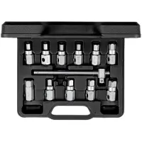 Gedore R15553004 3301544 Oliesysteemsleutelset Metrisch 3/8 (10 mm) 12-delig
