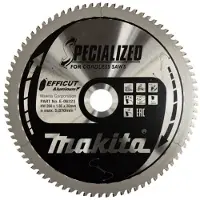 Makita E-06323 Efficut Afkortzaagblad Voor Aluminium - 260 X 30 X 81T