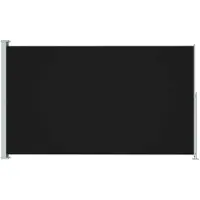 vidaXL Tuinscherm uittrekbaar 200x300 cm zwart