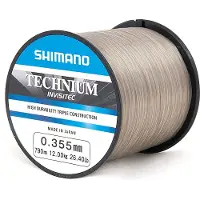 Shimano Fishing Technium Invisitec Monofilament 1100 M Grijs 0.305 mm