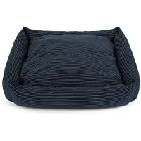 Fossflakes - PetBed Medium 70x90 Navy Pinstripe - (PET-BED-070-090-103)