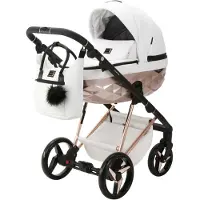 Adamex Quantum Star White/Bronze 2-in-1 Kinderwagen 106-K-ECO