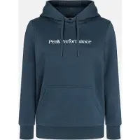 Peak Performance Hoodie Women Big Logo Hood Blue Shadow-M