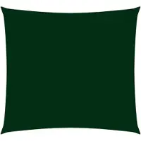 vidaXL Zonnescherm vierkant 4x4 m oxford stof donkergroen