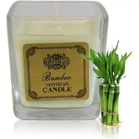 Joy of Balance Soy wax Geurkaars in Glas - Bamboe - 30 Branduren
