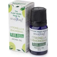 Ancient Wisdom Plantaardige Aroma Geurolie - Citronella & Citroengras - 10ml - Geurolie Voor Aroma Diffuser - Huisparfum