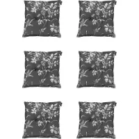 Madison - Zitkussens - Universeel - 6 st - 50x50cm - Rose Grey - Grijs