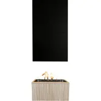 Xaralyn Bio-ethanol wandhaard - Jörne-Compact - 3 KW verwarming - echte vlammen - sfeerhaard