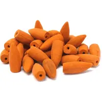 WGifts Backflow Wierook kegels - Amber - Doos 500gr - Ongeveer 225 stuks