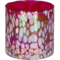 Vosteen Windlicht Point roze D13 H20