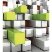 Dimex Fotobehang - Boxes 225x250cm - Vliesbehang