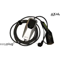 XPAL Power AXAL Power - easyplug Mobile Lader - Type 2 naar Schuko - AC auto laadpaal - 1,3kW - 3,7kW - Zilver - Fase 1 - 16A - Plug & Charge / Timer - Variabel Vermogen (6A-8A-10A-13A-16A) - 230V