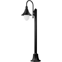 LCD Tuinpadverlichting MIRANDA, zwart, Aluminium, Tuinpad verlichting
