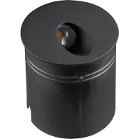 Mantra-Iluminacion LED inbouwlamp Aspen IP65, rond, zwart, zwart, Aluminium, Modern, Wandlamp buiten
