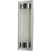 Mantra-Iluminacion LED-wandlamp Tube, chroom / zilver, Woon-/ Eetkamer, metaal, Modern, LED wandlamp
